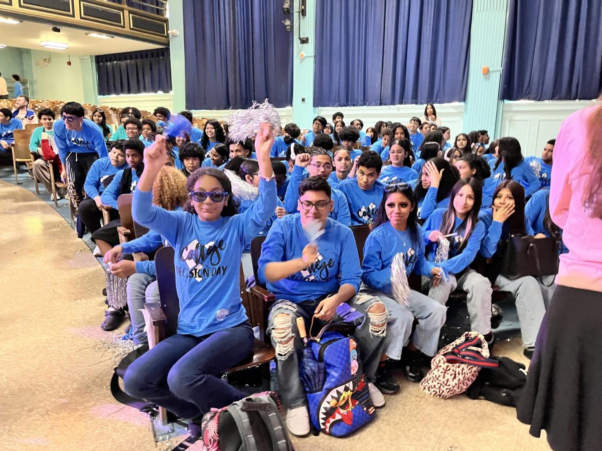 TCA sophomores taking part in the trivia competition.  