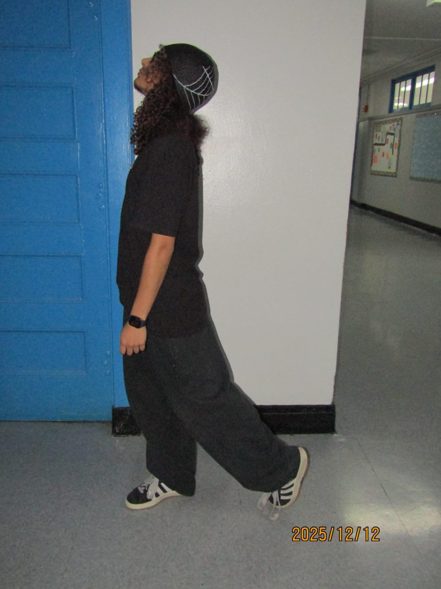 TCA student Edison Jimenez freely expresses himself with fashion.  