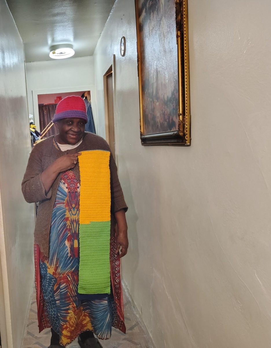 This is my grandma Rosa Howell.  She loves to crochet and draw. She is part Cherokee she is really sweet and caring always willing to help people in need.