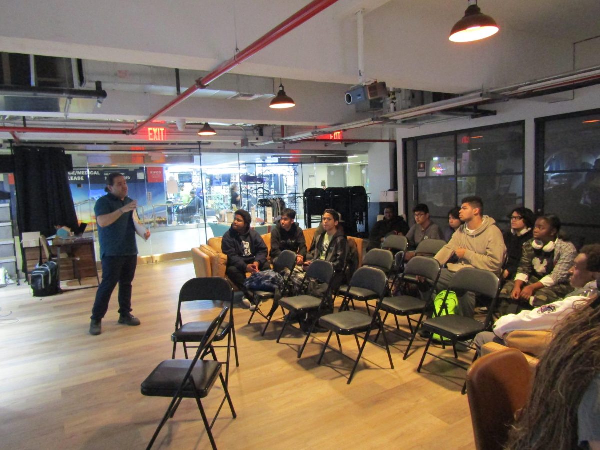Domingo describing the program